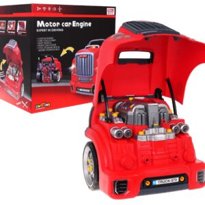Workshop for a young mechanic red