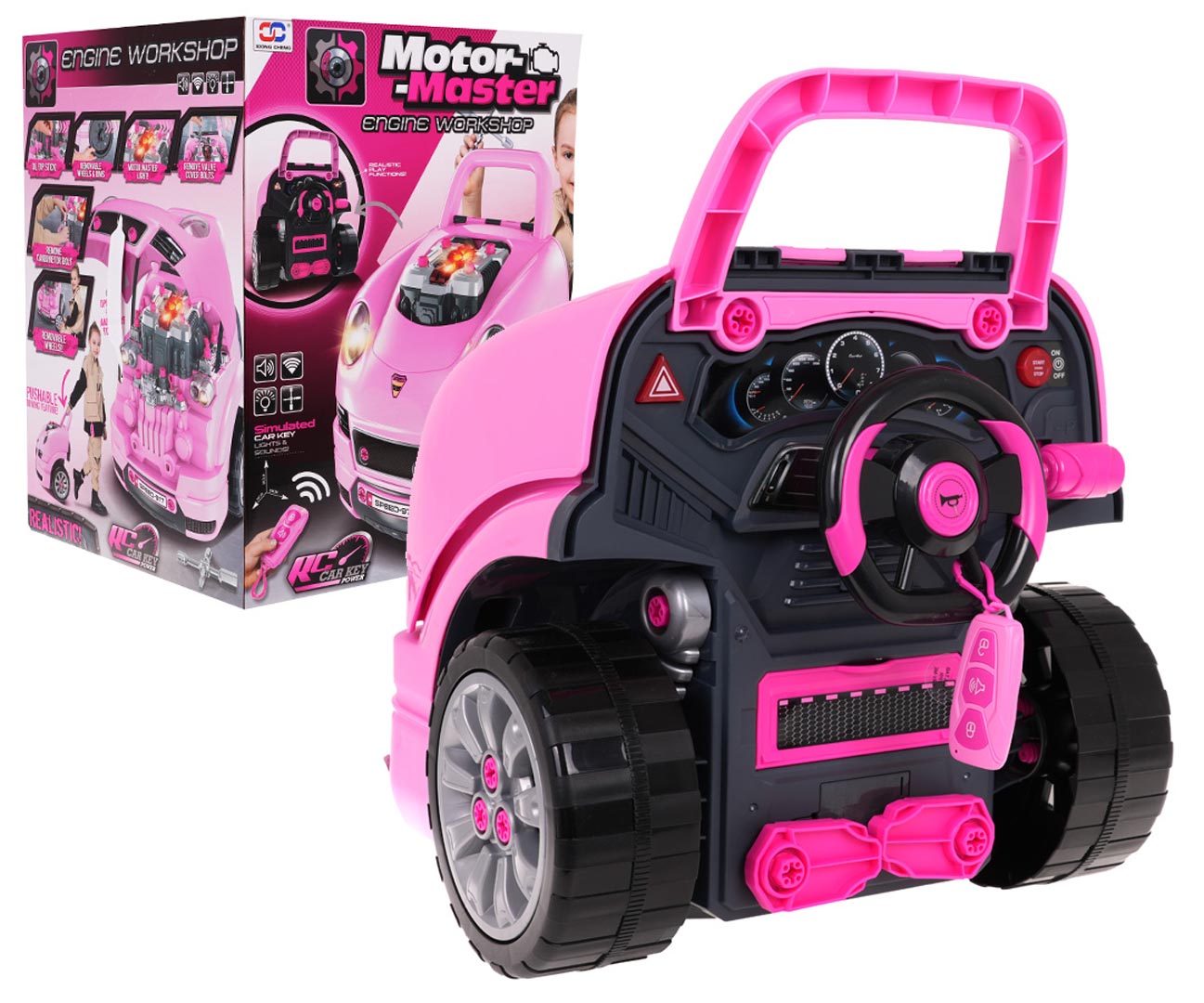 Workshop for a young mechanic Pink