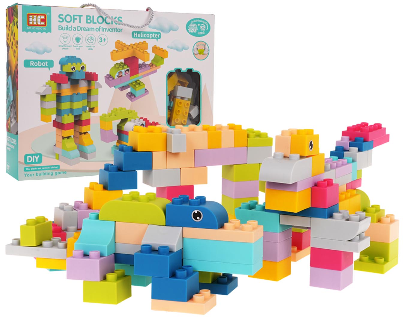 Soft Blocks Set 126 pcs.