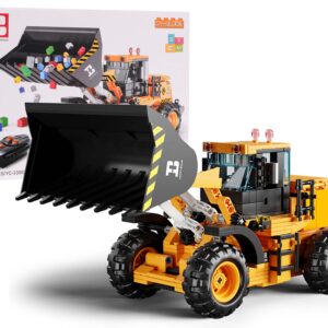 Buldožer Kocke za slaganje set 653pcs.