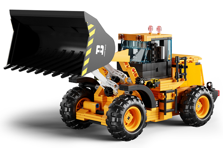 Bulldozer Building Blocks Set 653pcs.