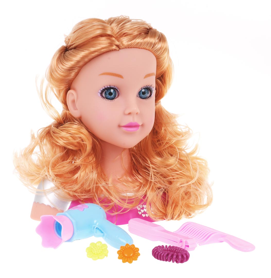 Blond Styling Head + Accessories