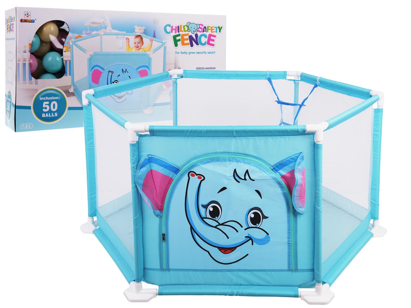 Dry Play Pool Elephant + Balls