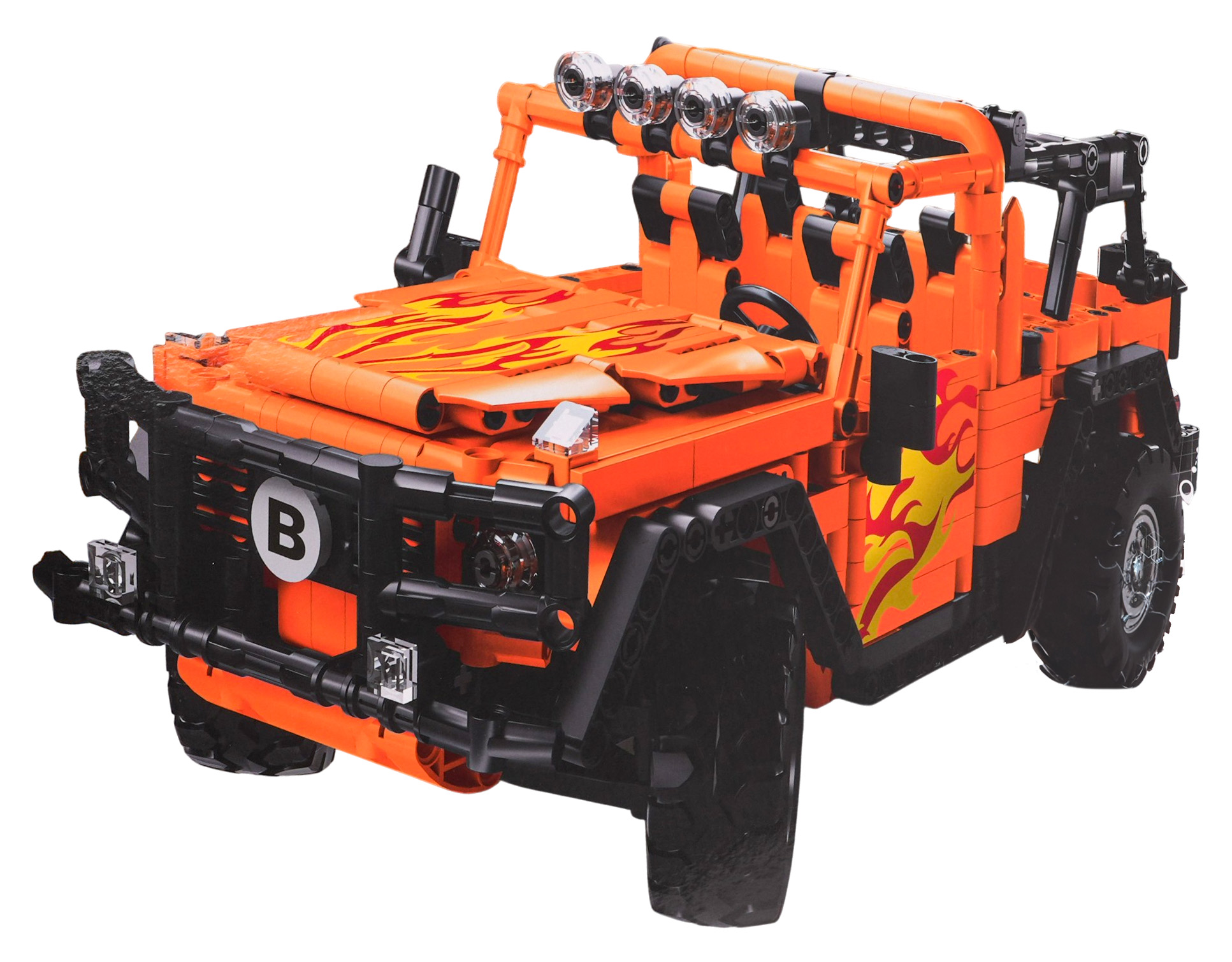 Set of blocks Car Off-road Red R/C 790 pcs.