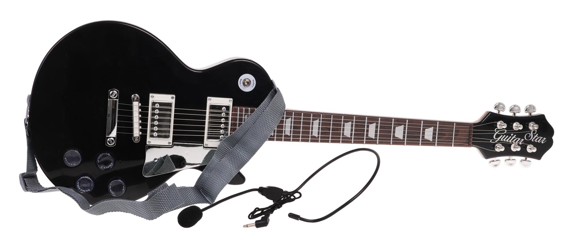 Guitar + Microphone Set Black