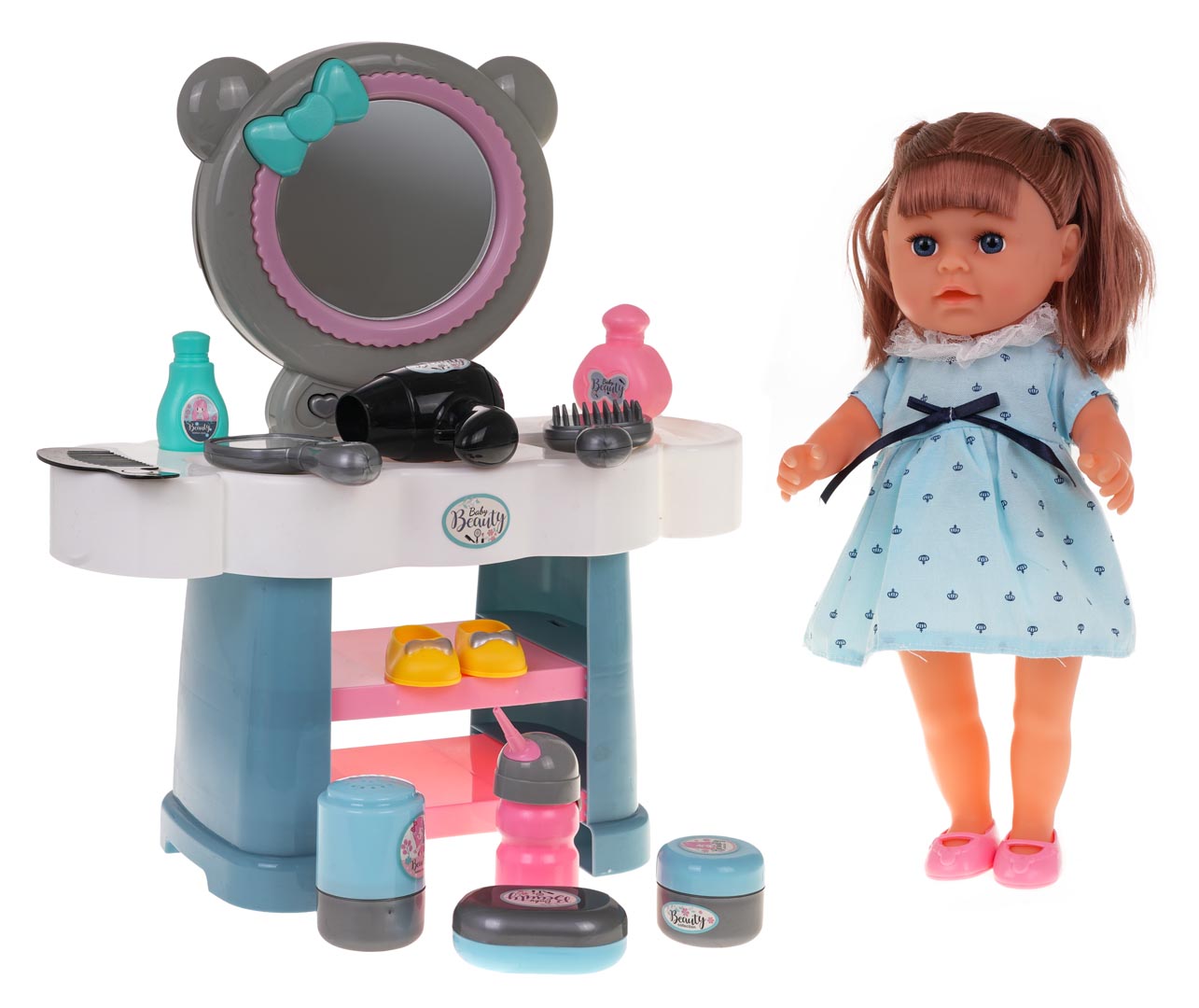 Kinga doll with dressing table + accessories