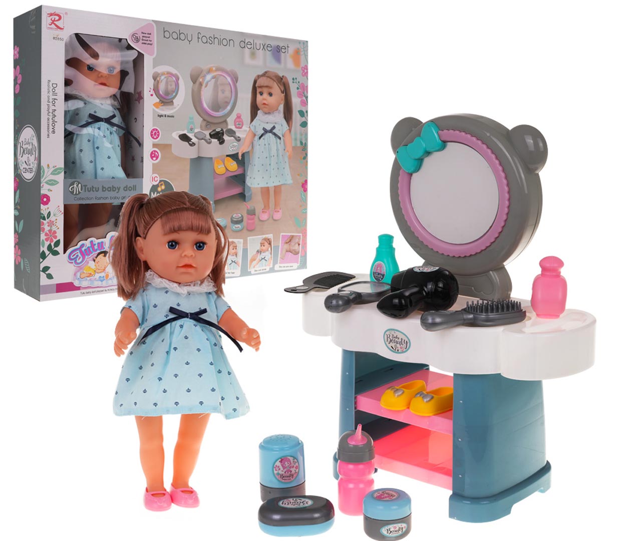 Kinga doll with dressing table + accessories