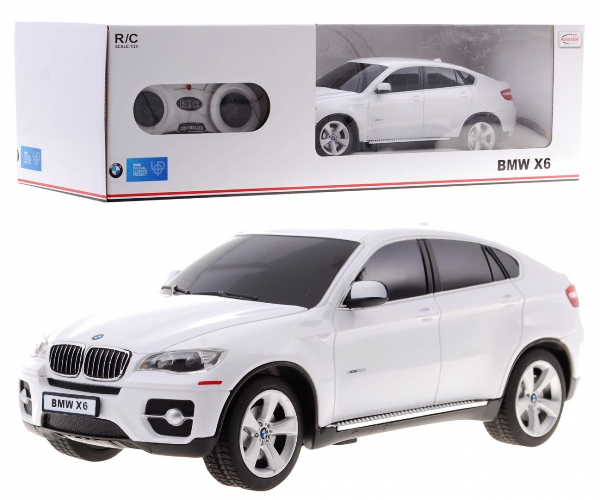R/C toy car BMW X 6 White 1:24 RASTAR