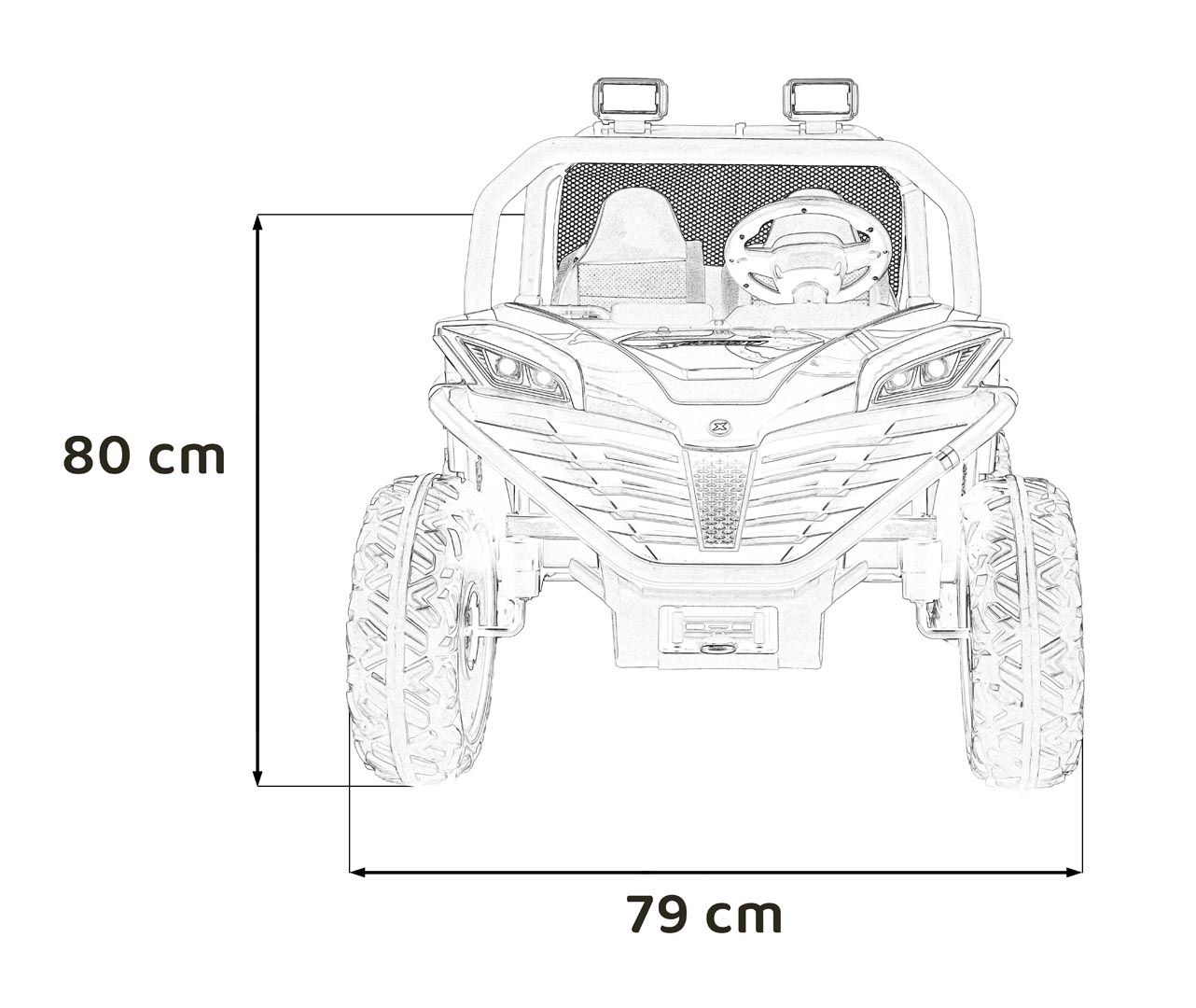 Vehicle Buggy FASTER Red