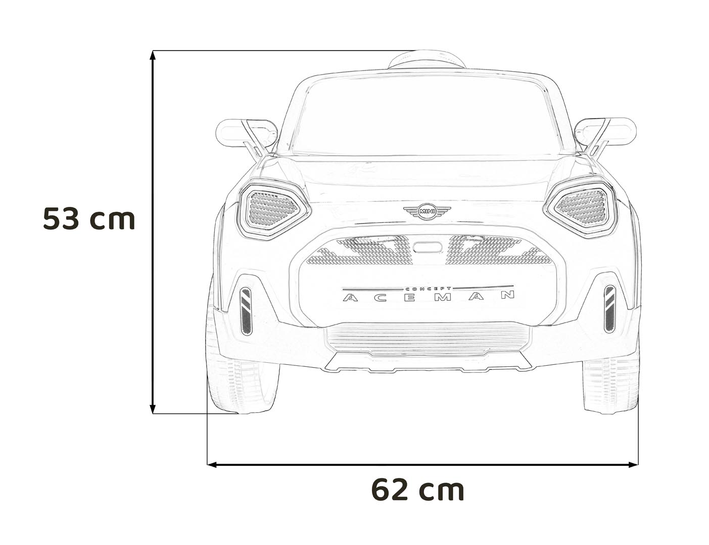 Mini Concept Aceman vehicle White