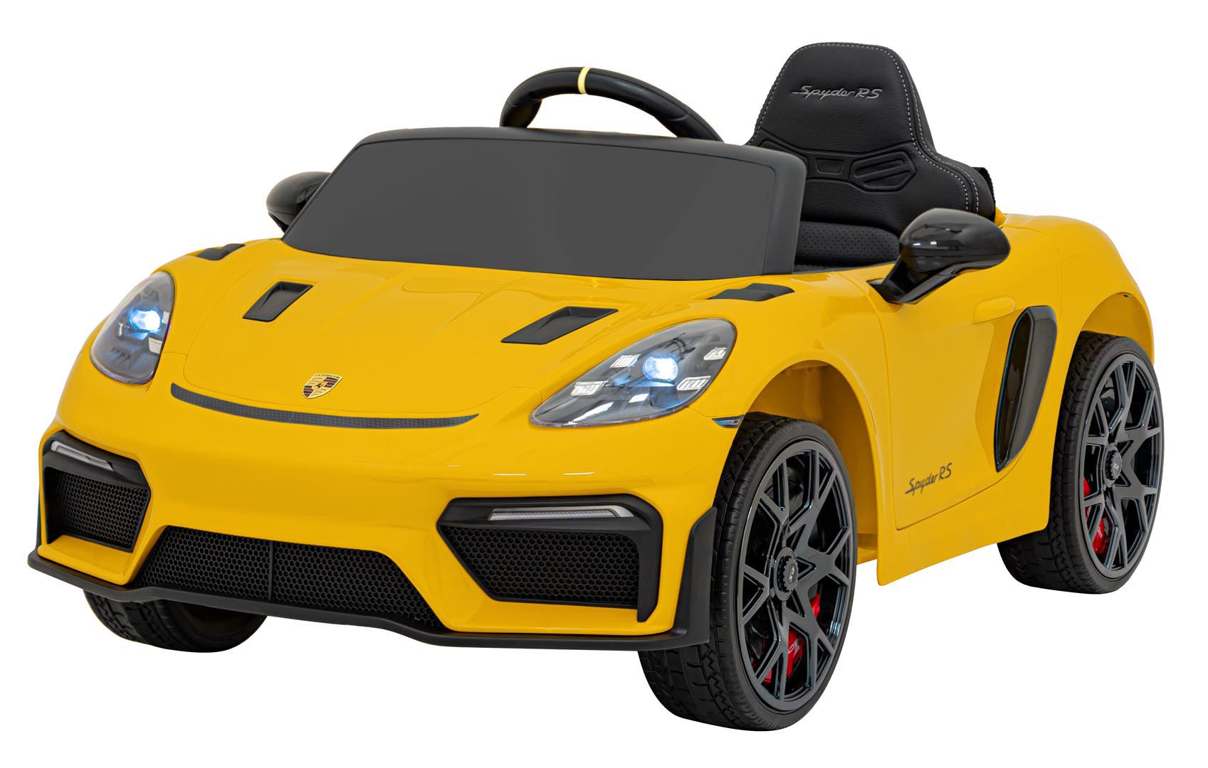 Porsche Spyder RS 718 vehicle Painting Yellow