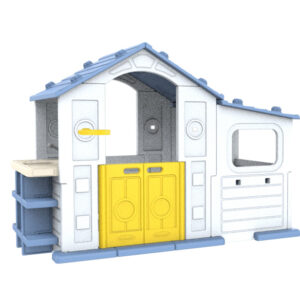 Large House With Hallway, Basketball and Sink Blue Roof