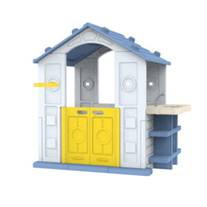 House With Basketball And Sink Blue Roof
