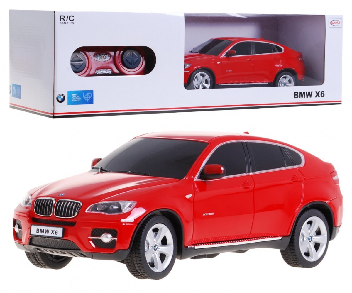 R/C toy car BMW X 6 Red 1:24 RASTAR