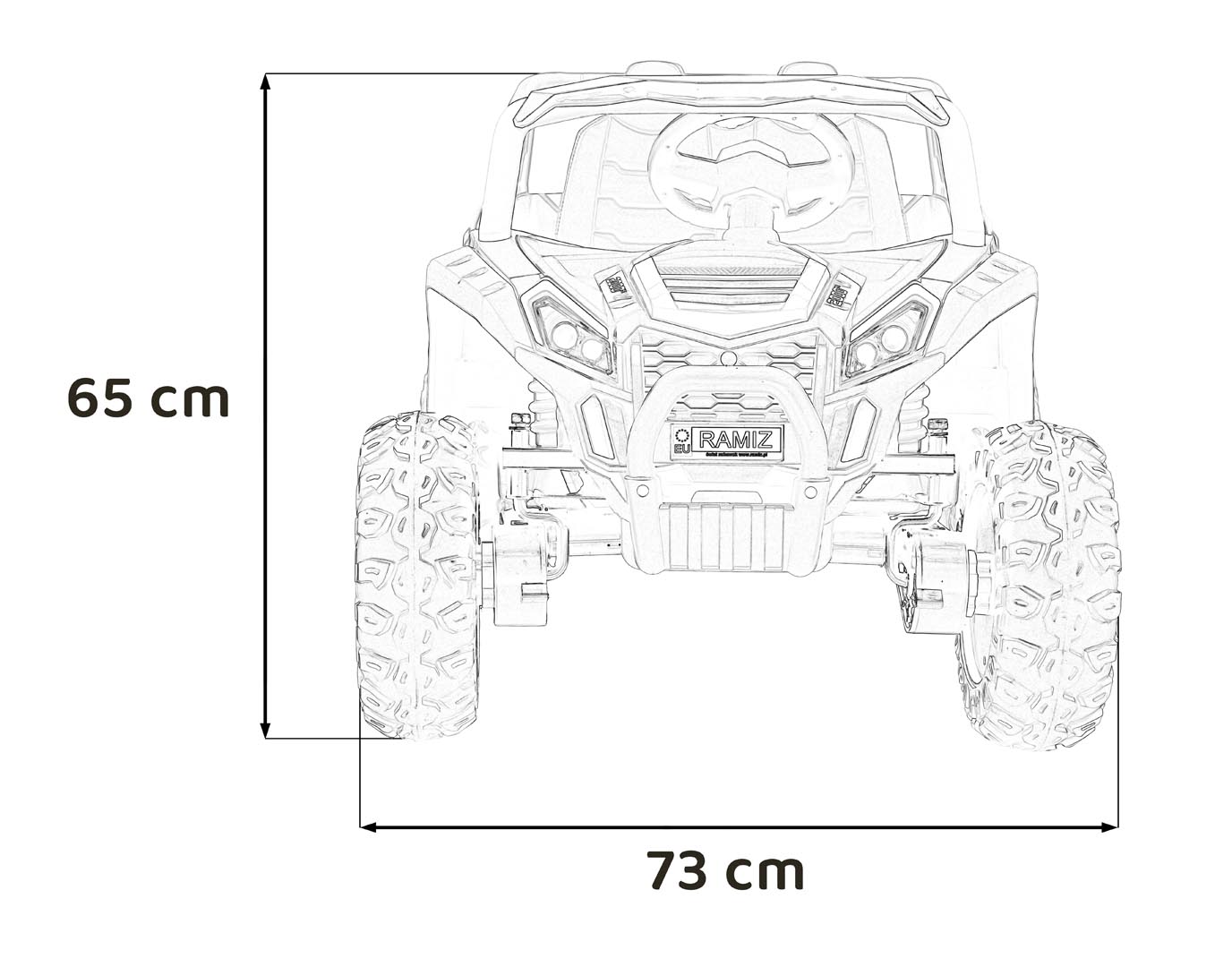Buggy UTV 2000M Racing White