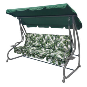 Huge Garden Swing Seat Braided 2×1 Leaves