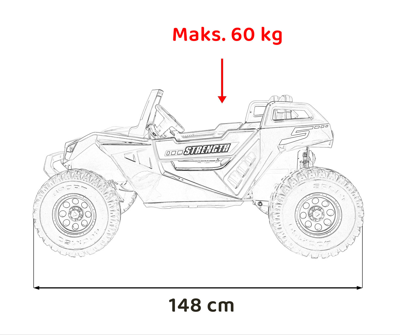 Buggy Clash STRONG 4x4 Black
