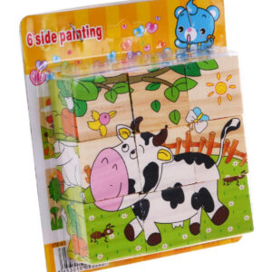 Wooden Blocks for the Youngest Farm Edition
