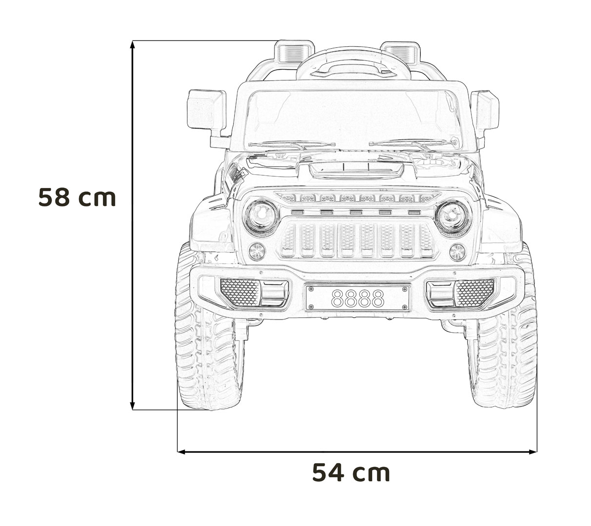 Off Road Vehicle MOUNTAIN Pink