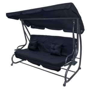 Garden Swing Seat Textylina 2×1 Navy Blue