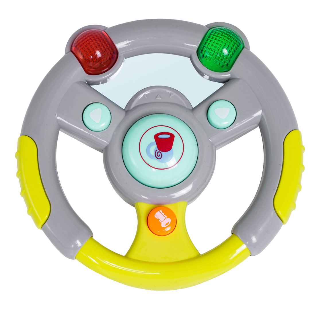 Set Of Keys Remote Control Steering Wheel Blue