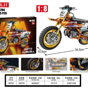 Motor Cross set konstrukcijskih kocki, 475 kom.