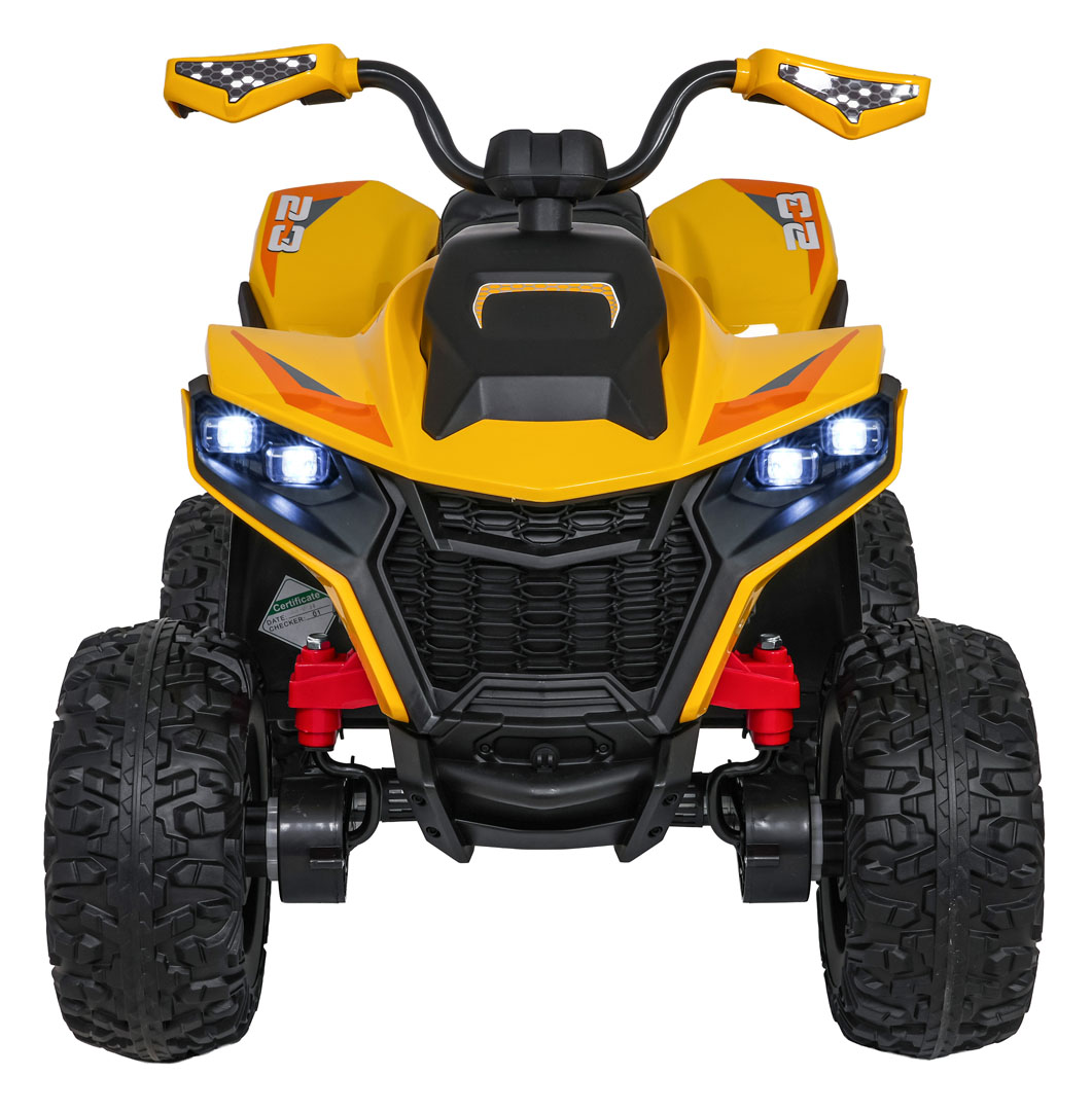 Quad Fast Wheel Vehicle Yellow