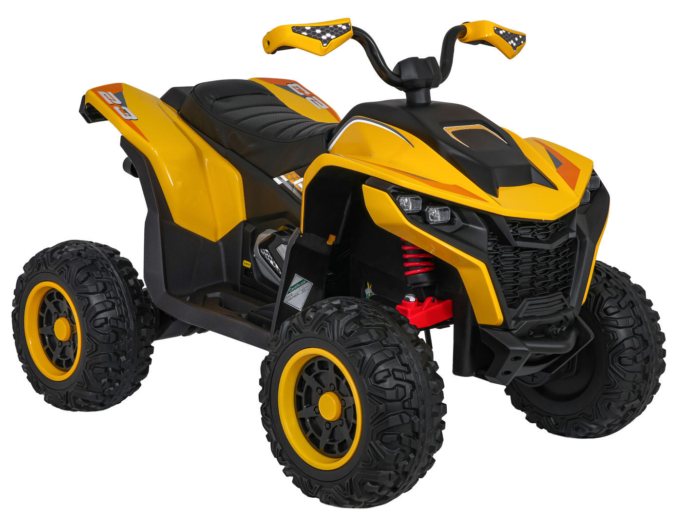 Quad Fast Wheel Vehicle Yellow