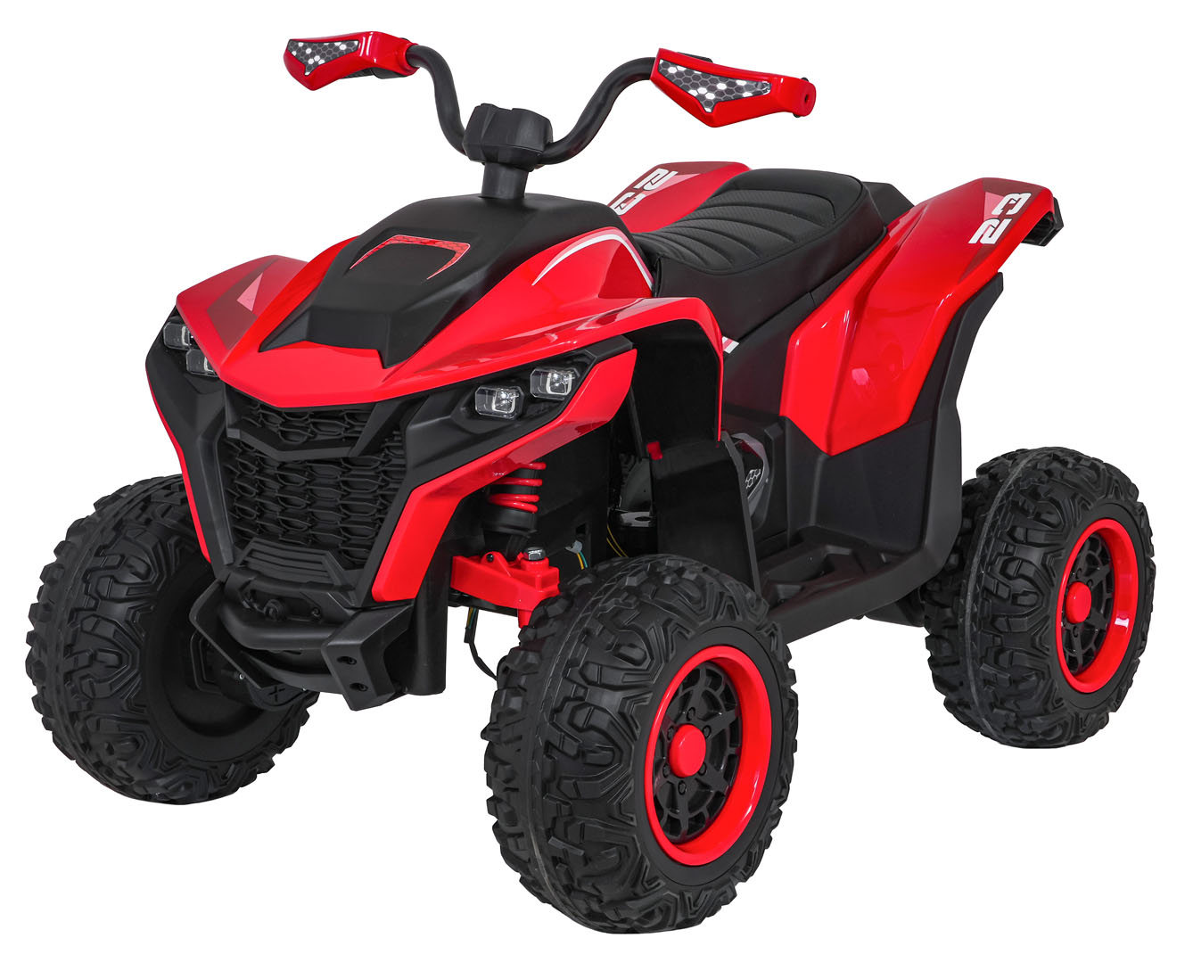 Quad Fast Wheel Vehicle Red