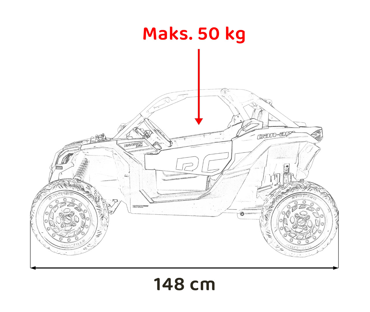 Buggy Maverick Turbo RR STRONG Red