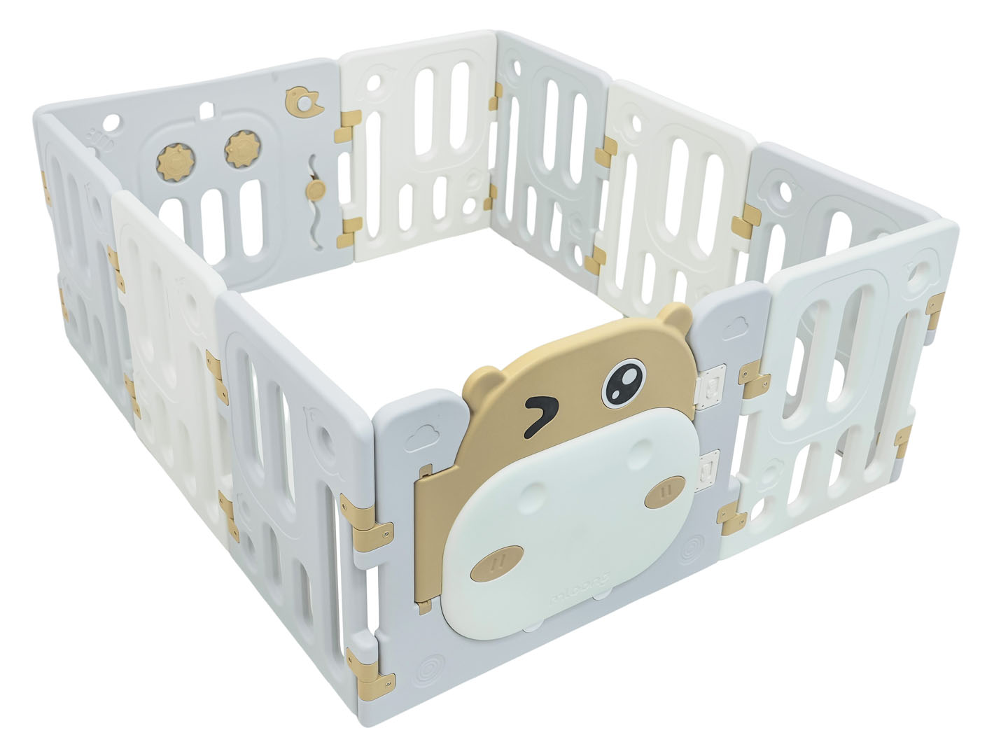 Hippo Modular Fence/Playpen Brown