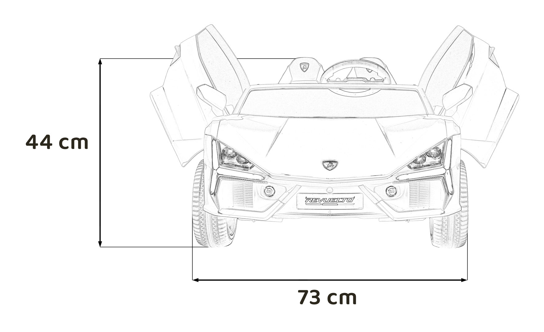 Vehicle Lamborghini Revuelto XL Gray