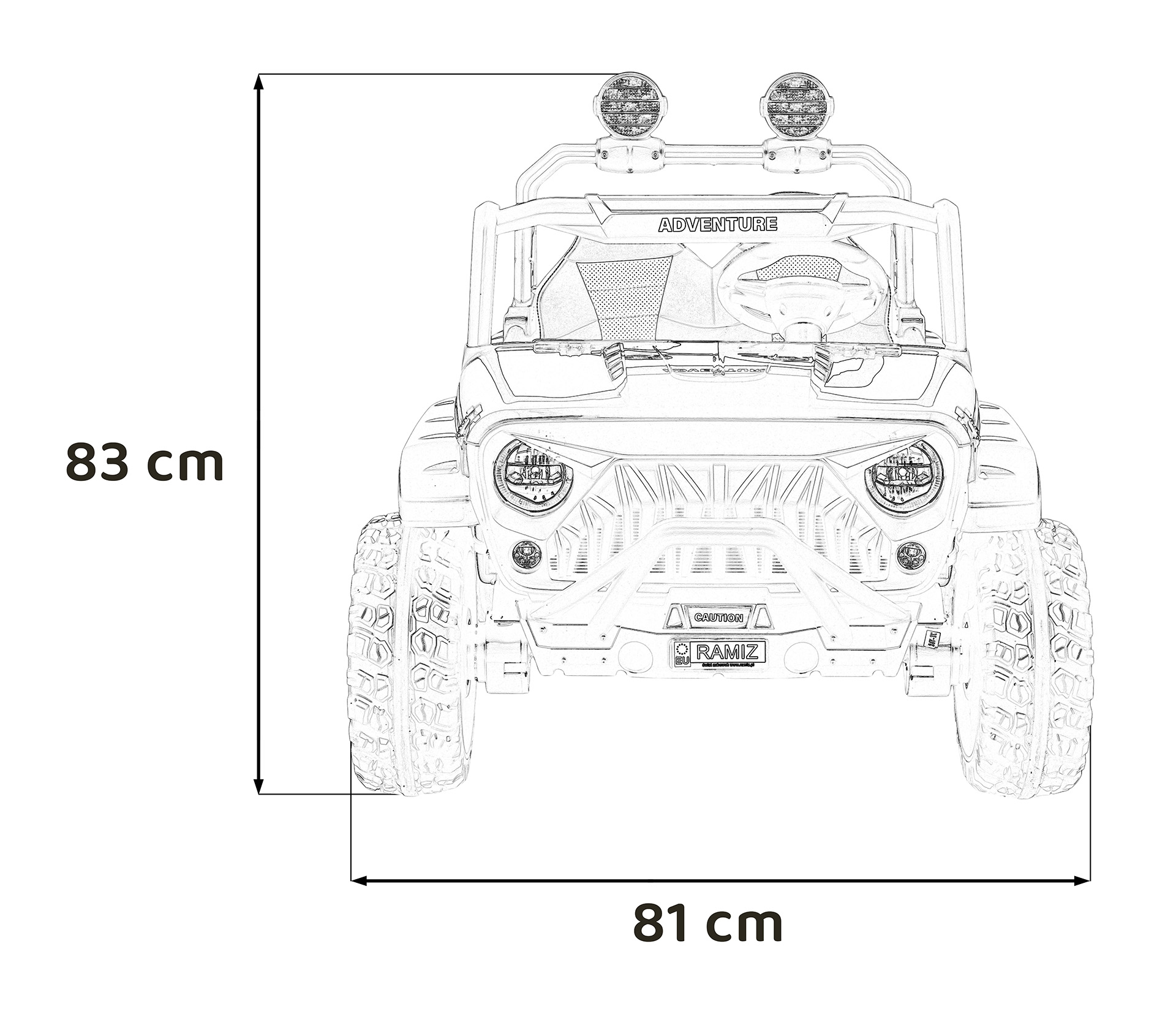 PASSION 4x4 Pink Off-Road Vehicle