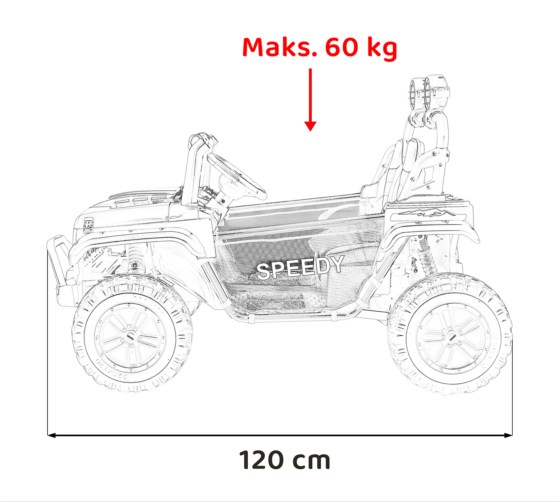 PASSION 4x4 Black Off-Road Vehicle