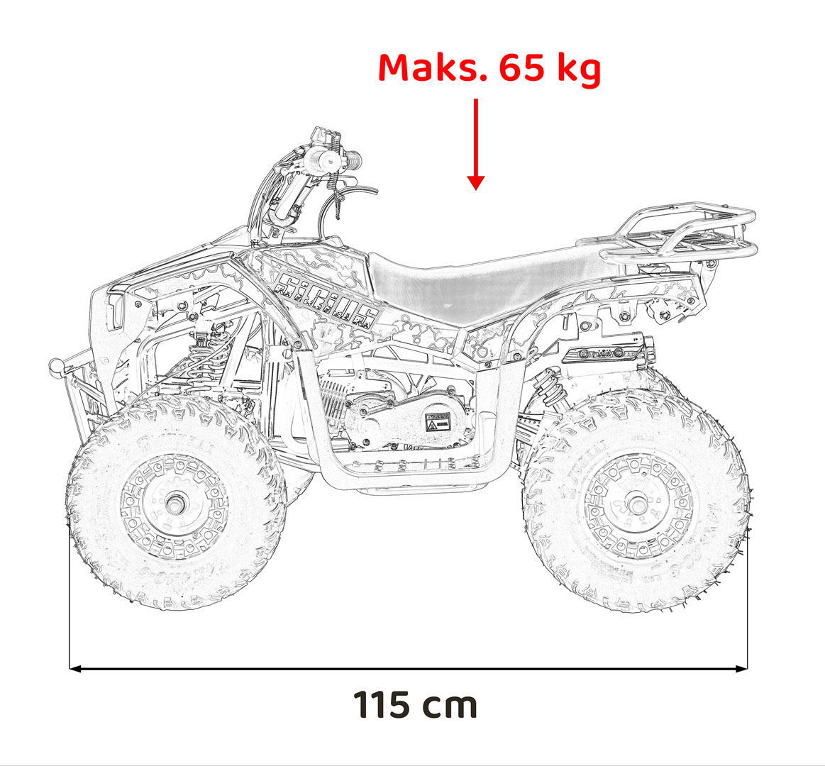 49CC SIRIUS plava boja Quad bicikl