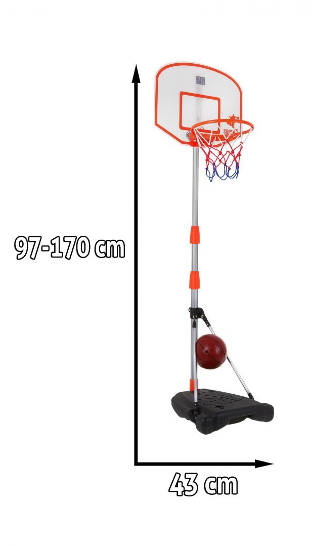 Basketball 170 cm electronic counter Points