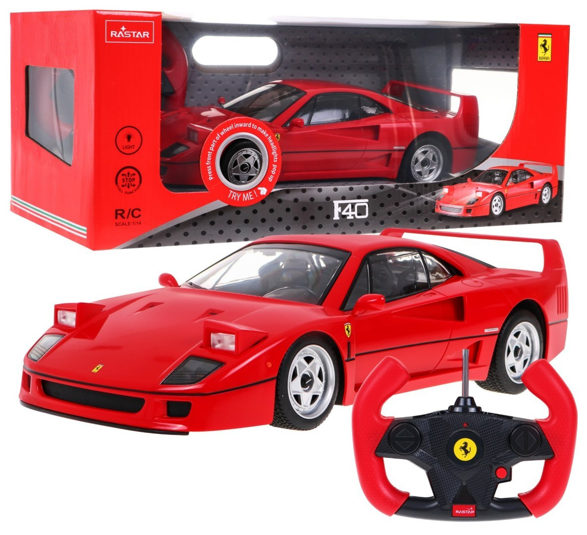 R/C toy car Ferrari F40 1:14 RASTAR