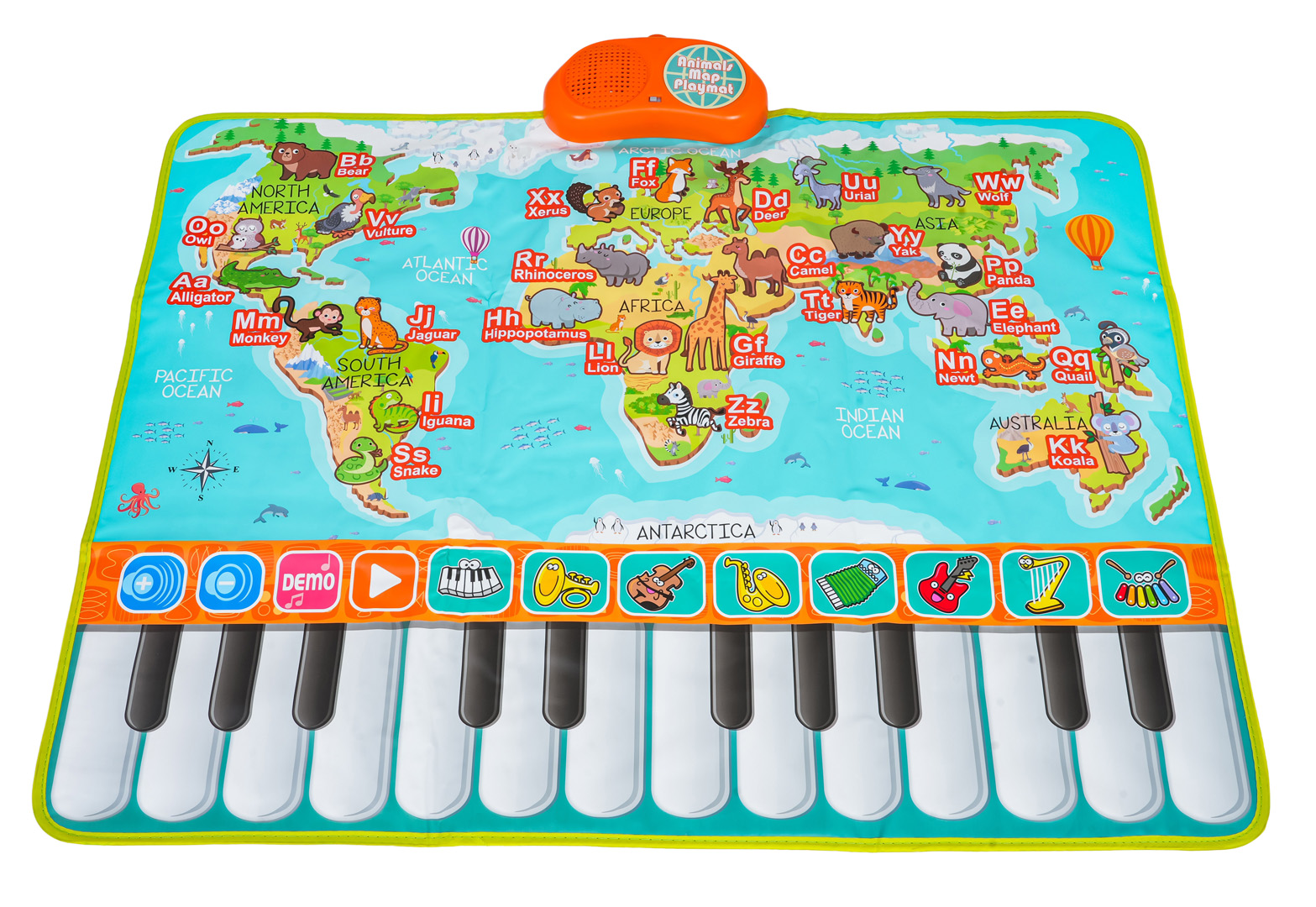 Keyboard Music Mat Animal World