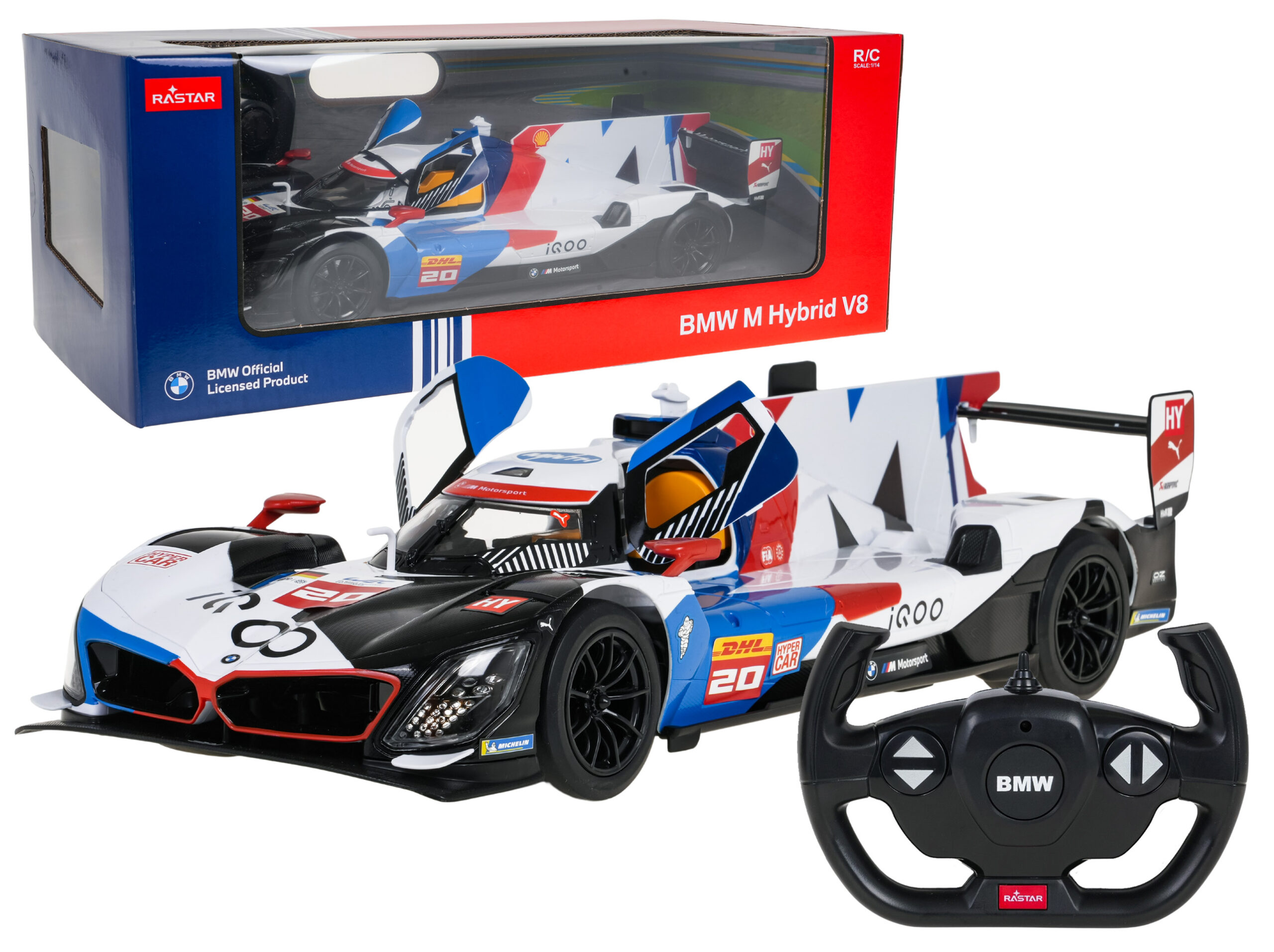 R/C Car 1:14 BMW M Hybrid V8 White RASTAR