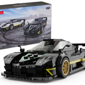 Car 1:28 Pagani Zonda R Blocks Black RASTAR