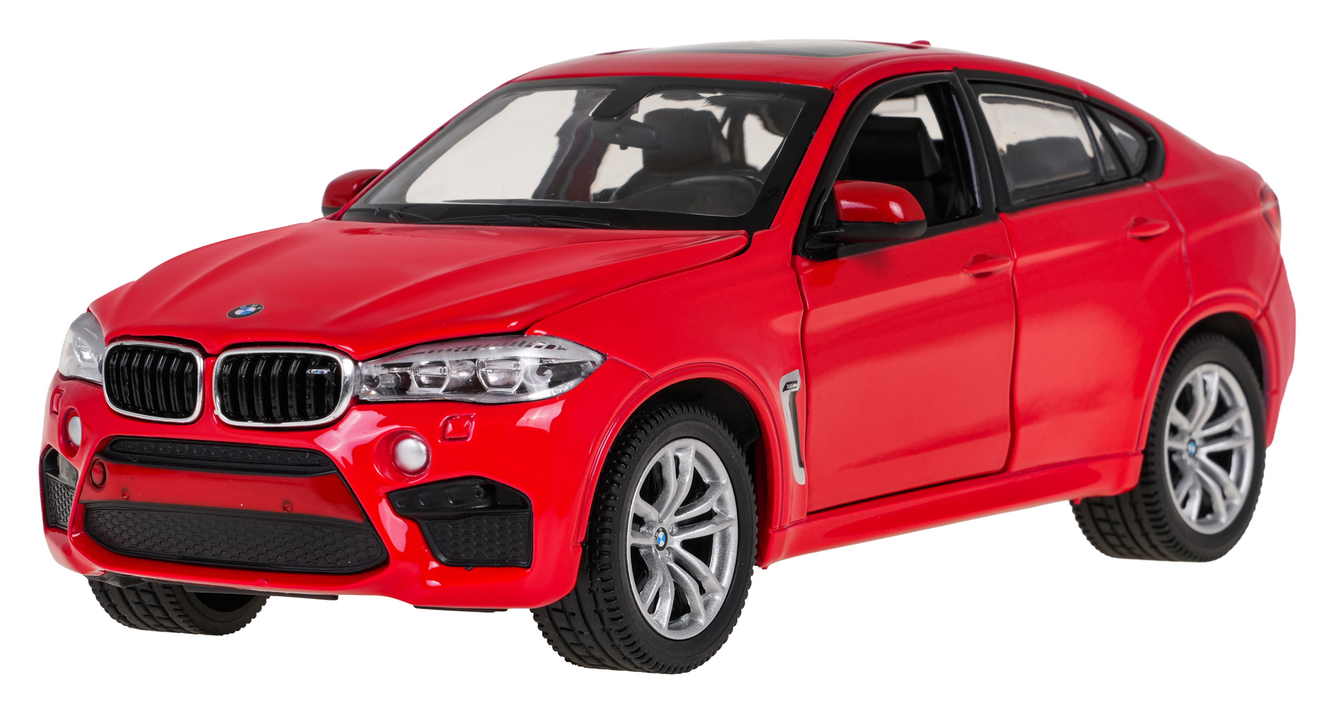 Kovové auto 1:24 BMW X6M Red RASTAR