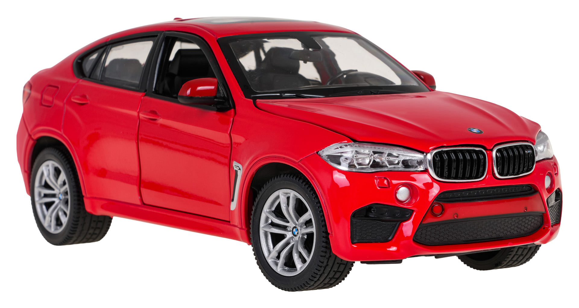 Kovové auto 1:24 BMW X6M Red RASTAR