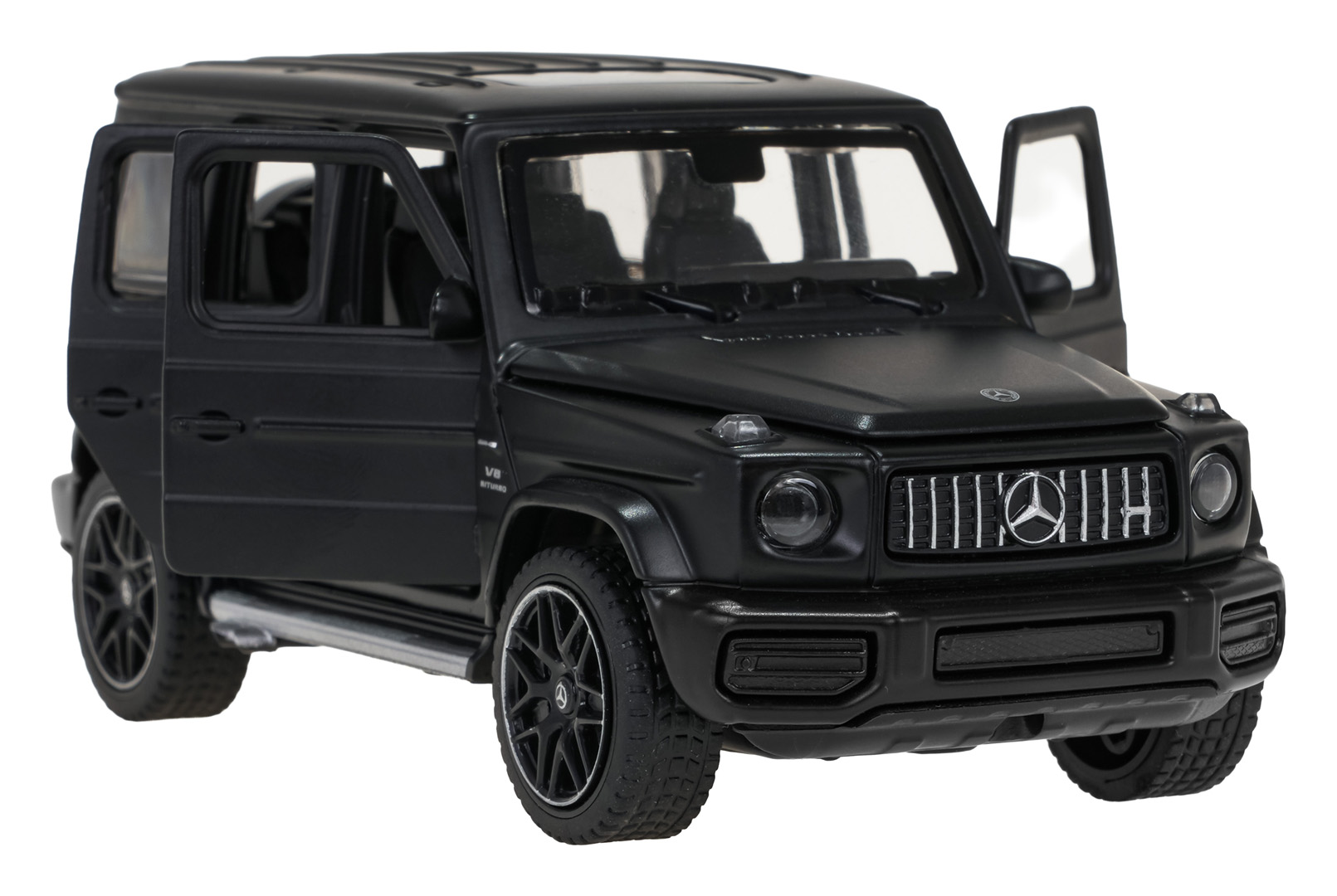Metal Car 1/32 Mercedes-Benz AMG G63 with Sound Black RASTAR