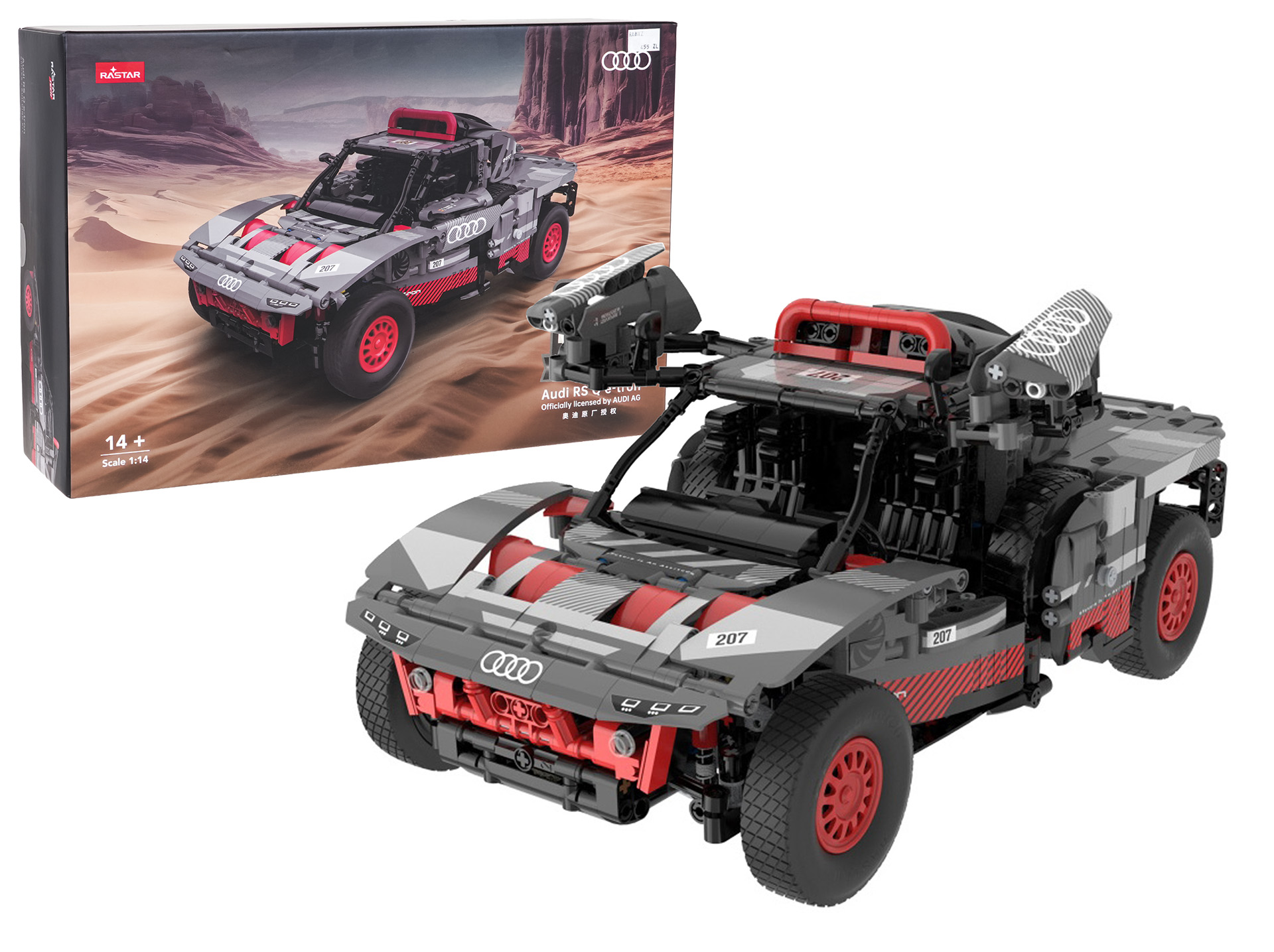 R/C 1:14 Audi RS Q e-tron Blocks 1046 pcs. RASTAR