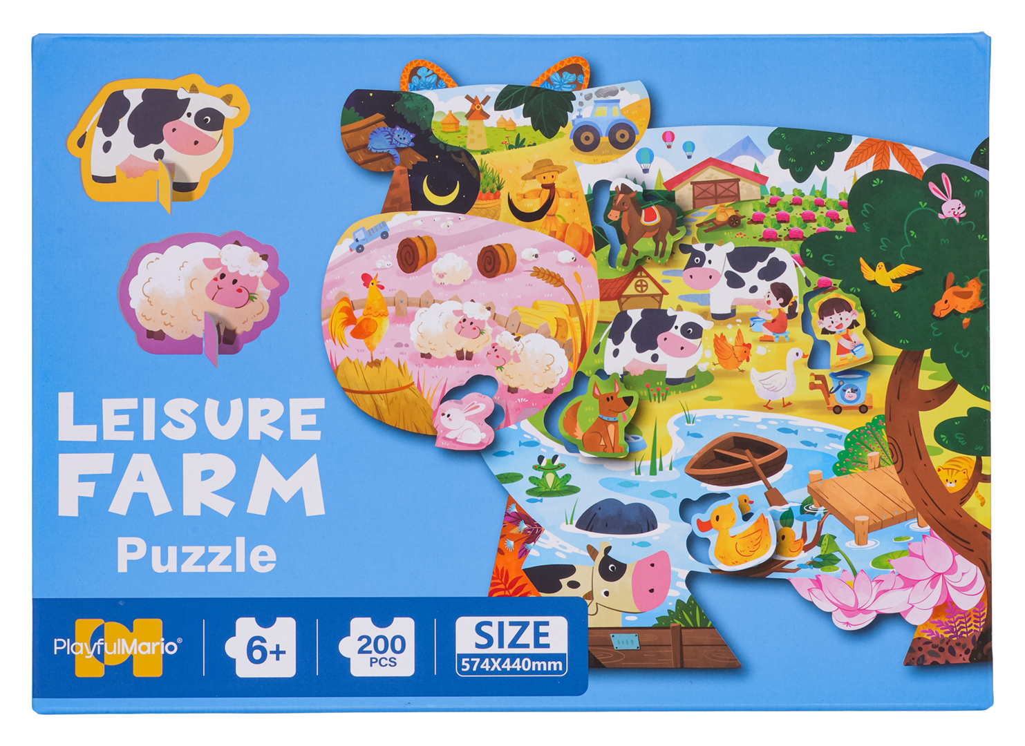 200 Piece Puzzle Set Farm