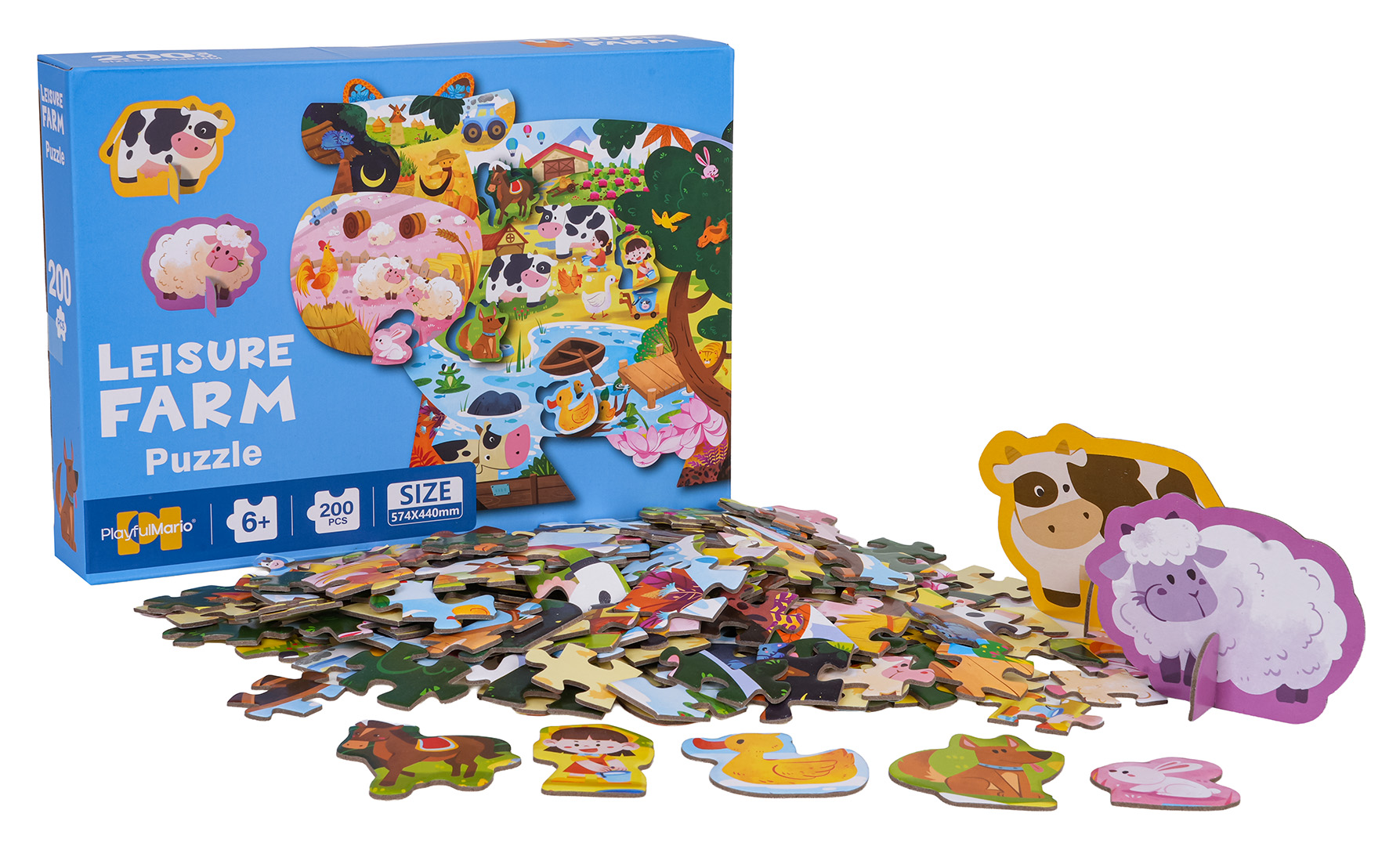 200 Piece Puzzle Set Farm
