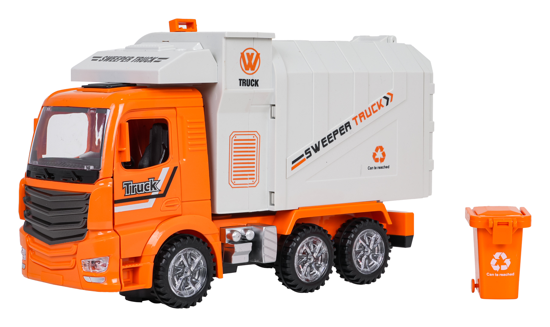Garbage Truck with Lights and Sounds Orange