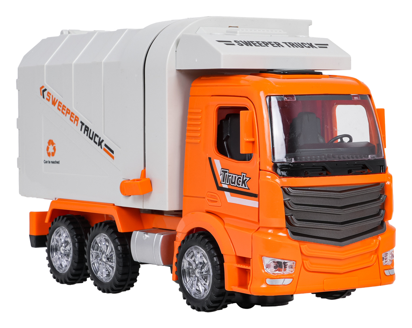 Garbage Truck with Lights and Sounds Orange