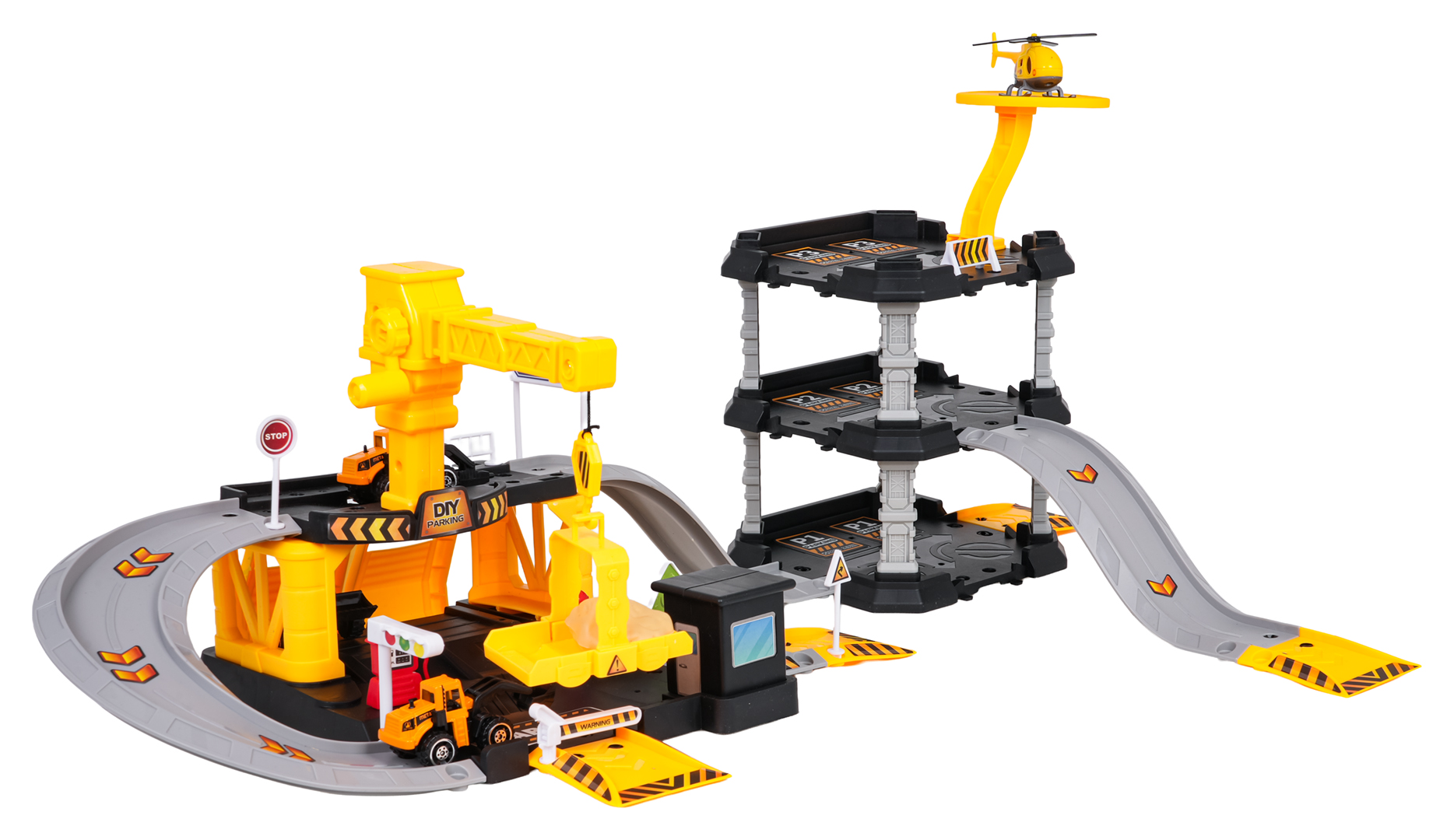 Parking and Construction Site Set + Cars