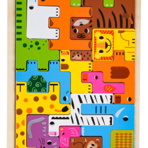 Wooden Animal Puzzle Set